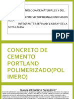 Concreto de Cemento Portland Polimerizado(Polimero)