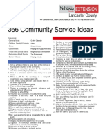 366 Community Service Ideas: Lancaster County