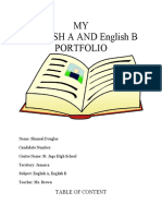 Example of English CXC SBA