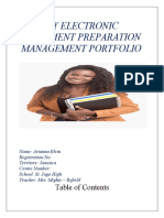 My Electronic Document Preparation Management Portfolio