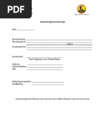 TAF Forms - Reimbursement and AReceipt