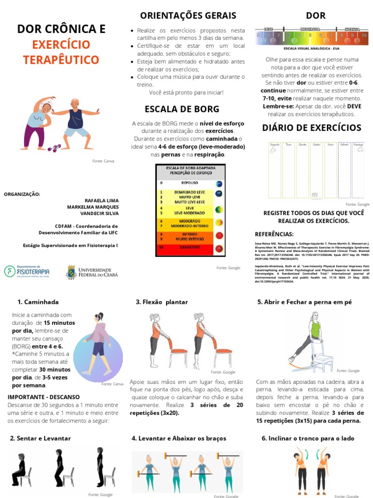 Cartilha Dor Crônica Internato I Fisioterapia Ufc Pdf Bem