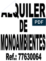 Alquiler Monoambientes