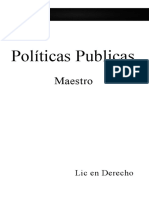 Maestro Politicas Publicas