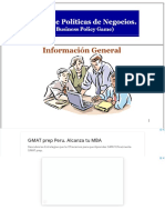 El Juego de Políticas de Negocios. (The Business Policy Game) Información General - PDF Descargar Libre