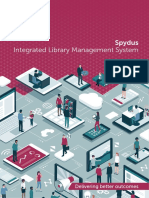 Spydus Integrated Library Management System: Delivering Better Outcomes