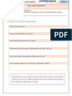 3° FICHA DE TRABAJO (6) 3 de Junio