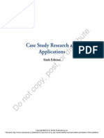 Case Study Research and Applications Design and Methods