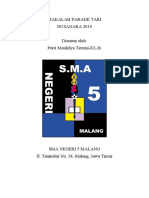 Makalah Parade Tari Nusantara 2019 (Putri Maulidya Tetrani-E2-26)