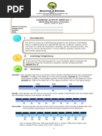 Learning Activity Sheet No. 1: Department of Education