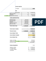 Ejemplo Costos Fijos y Variables