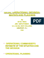 DR Vego - Naval Operational Decision-Making and Planning