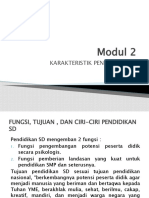 Modul 2 Karakteristik Pendidikan SD