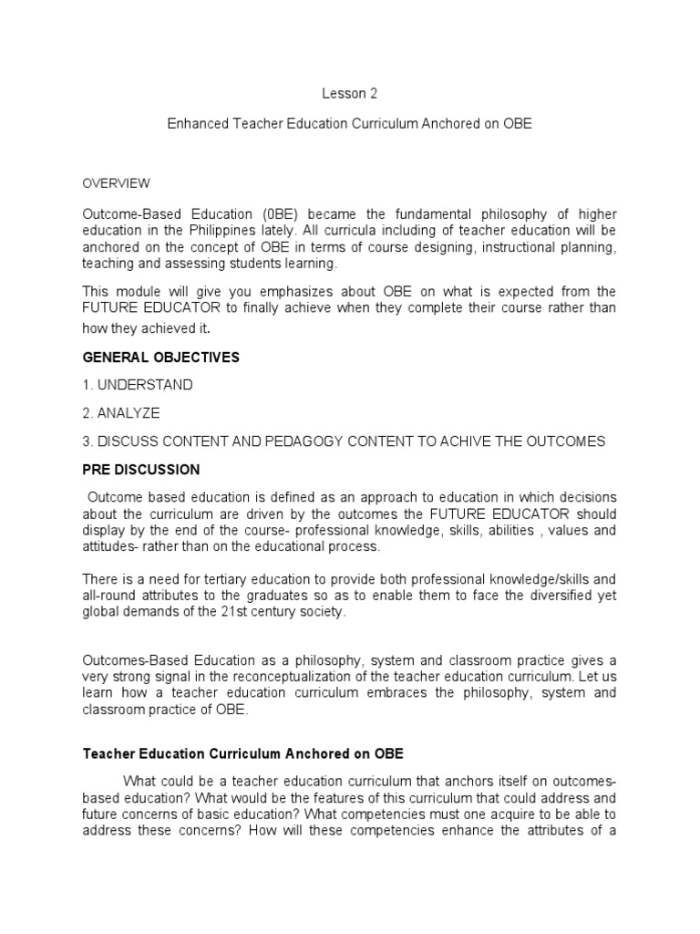 Module in Curriculum Devt | PDF | Teacher Education | Teachers