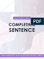 Completing Sentence