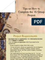 Tips On How To Complete The IS Group Project