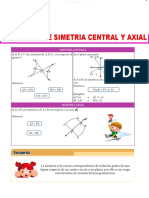 T7Ejercicios de Símetria Central y Axial para Primer Grado de Secundaria