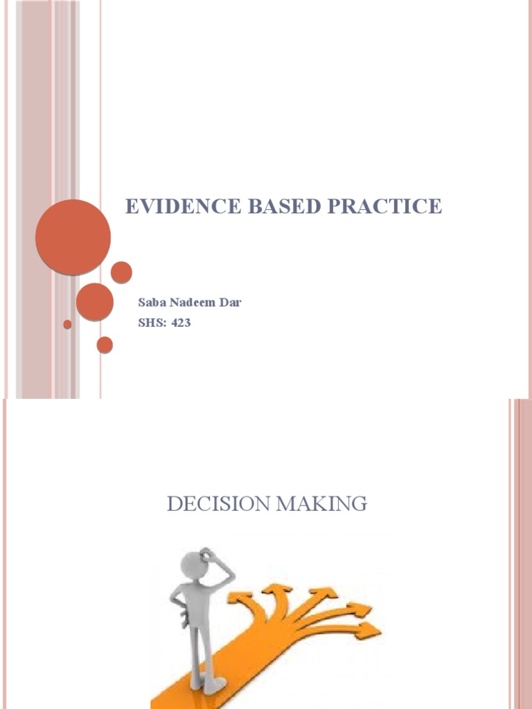 Evidence-Based Clinical Decision Making | PDF | Evidence Based Medicine ...