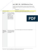 ABCSA Simulation Activity Self Reflection Template