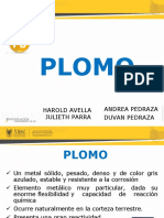 Plomo Toxicologia