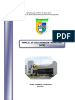 Manual de Organizaciones y Func - 2014