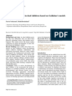 Motor Development in Deaf Children Based On Gallahue's Model: A Review Study