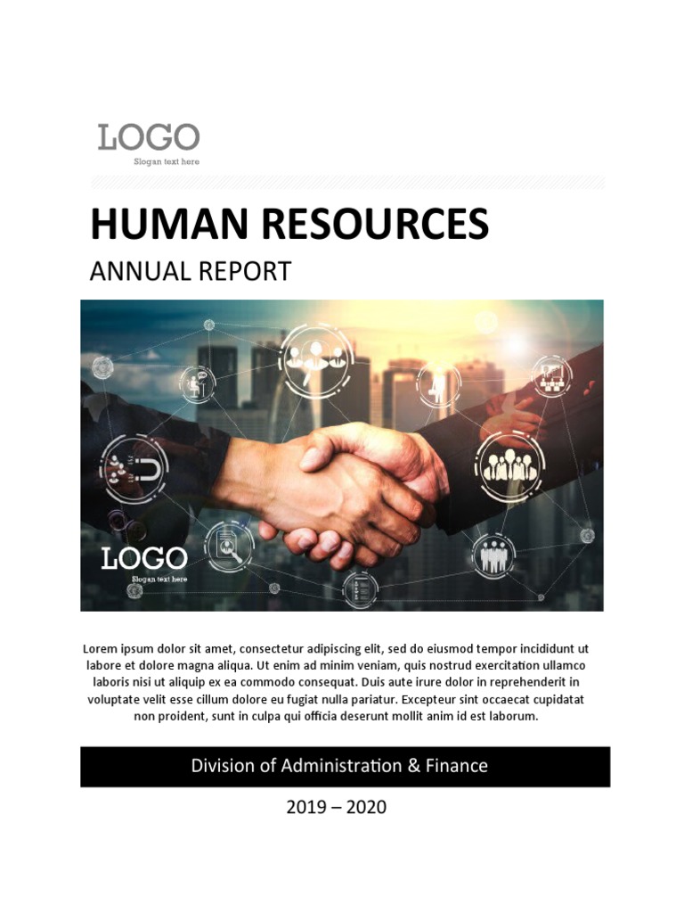 Human Resources Annual Report PDF Human Resource Management