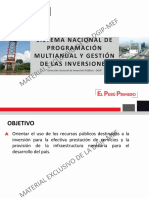 01. Sistema Nacional de Programcion Multianual de Inversiones