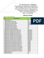 DAFTAR HARGA E - CATALOG (SPMed)