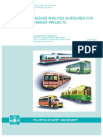 5) FTA - Hazard Analysis Guidelines For Rail Transit Projects (U.S. 2000)