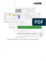 DV-B Win Application Functions - String View, Battery Scan View and Line Voltage Chart