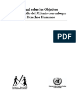 Manual Sobre Los Objetivos de Desarrollo Del Milenio Con Enfoque de Derechos Humanos