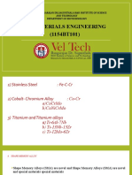 Biomaterials Engineering at VEL TECH