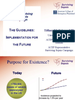 Sepsis Powerpoint Slide Presentation the Guidelines Implementation for the Future