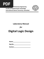 Digital Logic Design: Laboratory Manual