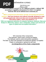 Gis (Geographic Information System)