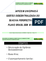 Os Desafios Municipais Gest o Do Suas