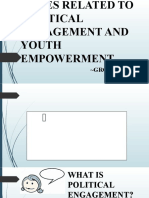 Issues Related To Political Engagement and Youth Empowerment