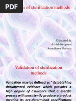 Validation of Sterilization Methods