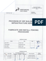 PHEWMO-ORF-Z-PRC-0024 Rev.0 Fabricate & Instal Fencing Procedure
