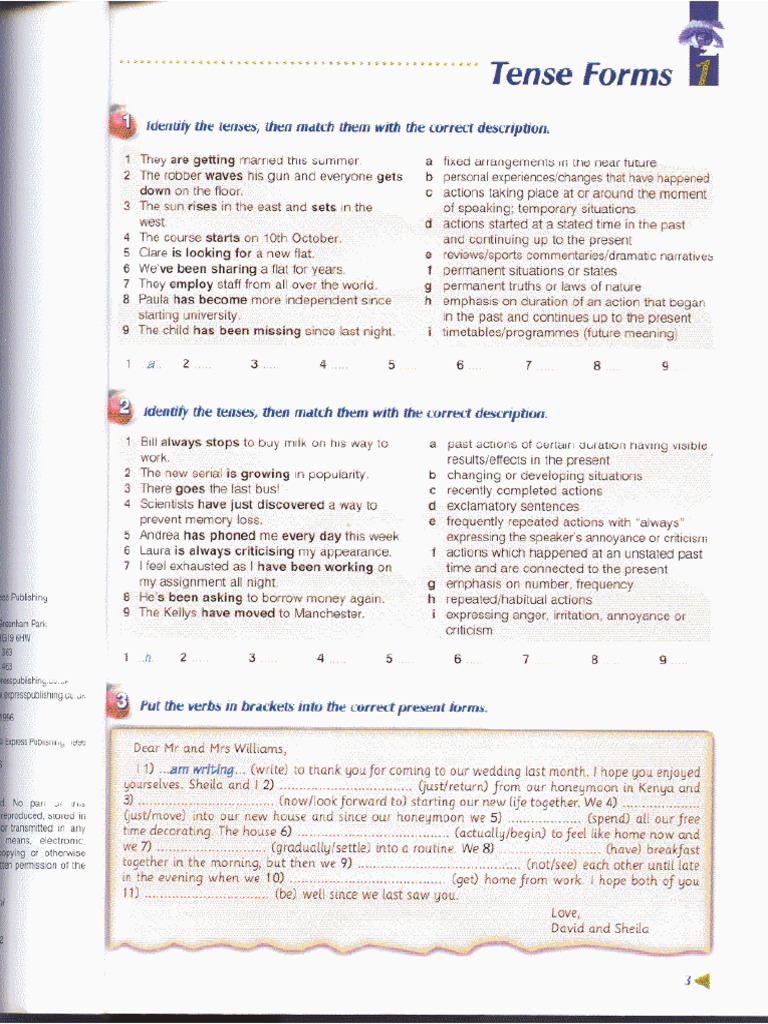 Tenses 2 | PDF
