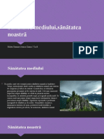 Sănătatea Mediului, Sănătatea Noastră-Bîldea Yasmine