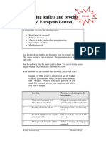 Writing Leaflets and Brochures (UK and European Edition) : Extract