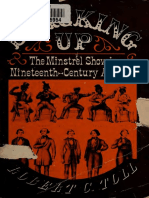 Blacking up  the minstrel show in nineteenth century America