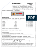 Innova Micro Ohm Meter