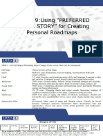Lecture 9:using "PREFERRED FUTURE STORY" For Creating Personal Roadmaps