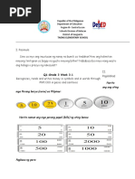 Math Grade 3 Activity Sheets Q1 Week 4 | PDF