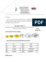 Learning Activity Sheet - Grade 3