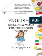Spelling & Word Comprehension Journal (1) Research