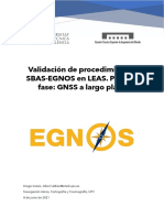 Validación EGNOS - LEAS, Primera Fase - Diago, Albert